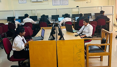 CGC Landran students attending Zestminds placement drive in April 2024