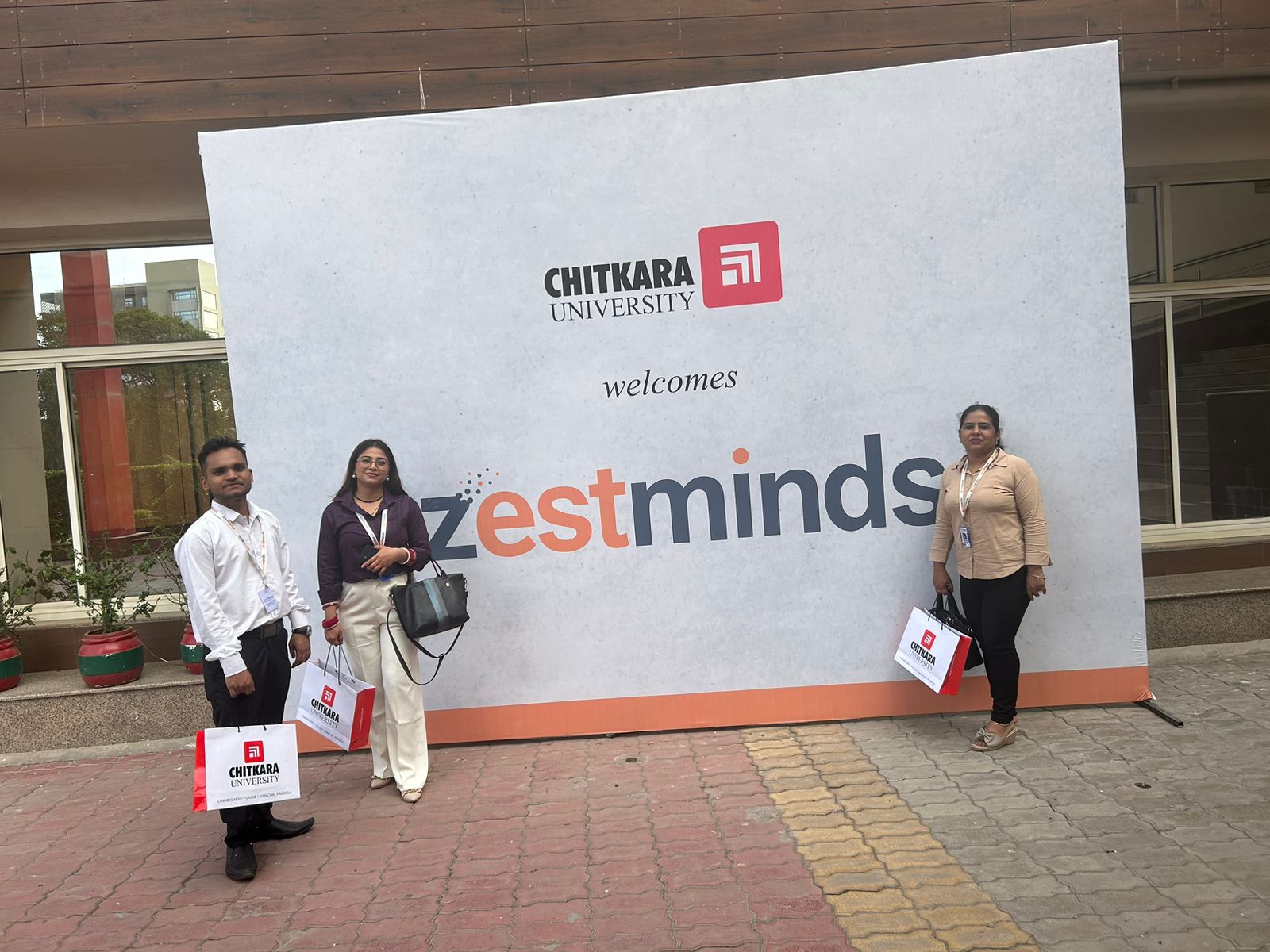 Zestminds seminar and student interaction session at Chitkara University campus