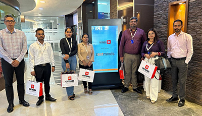 Chitkara University students attending Zestminds placement and training discussion