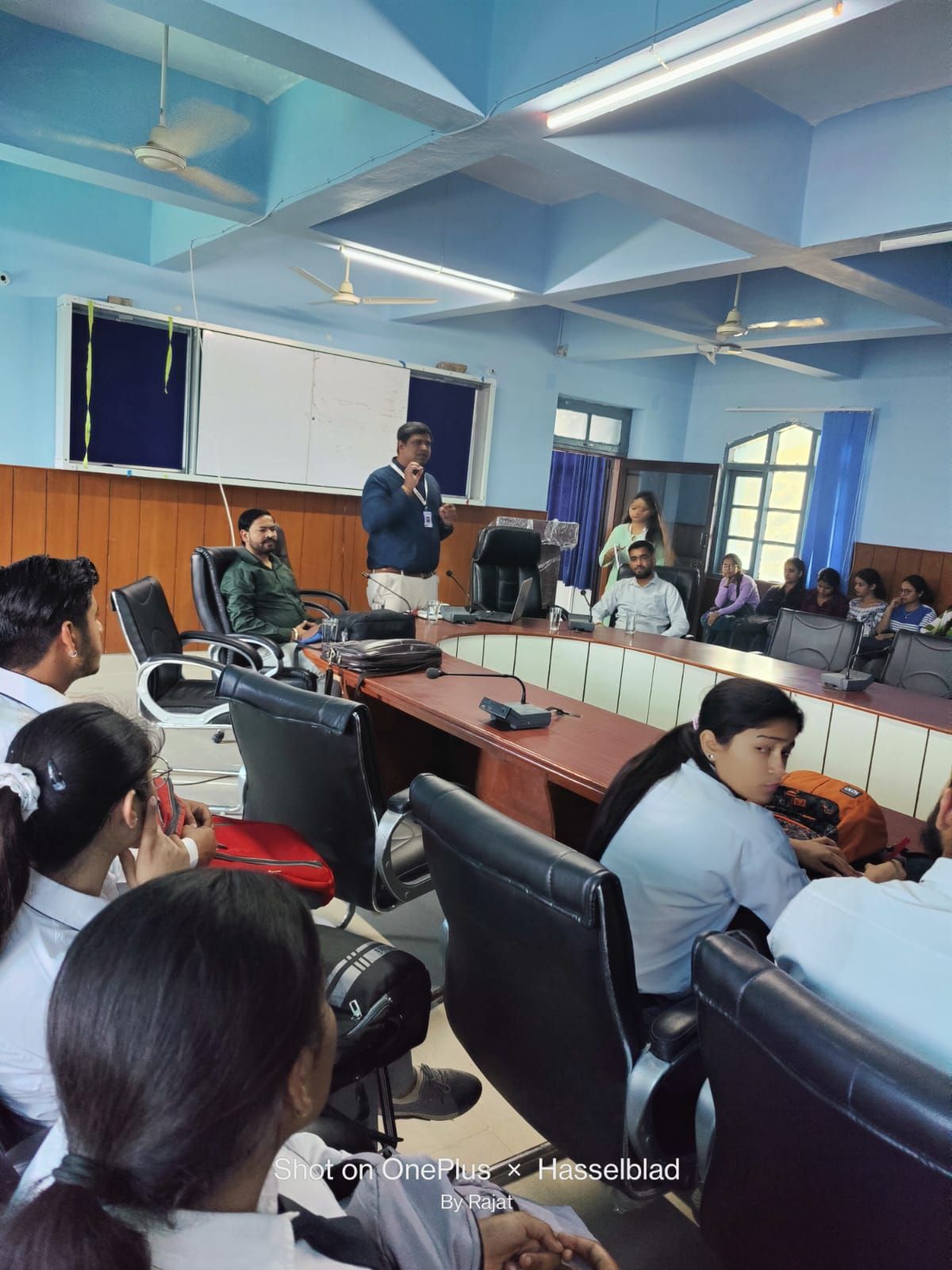 Govt College Dhaliara students attending Zestminds technology session