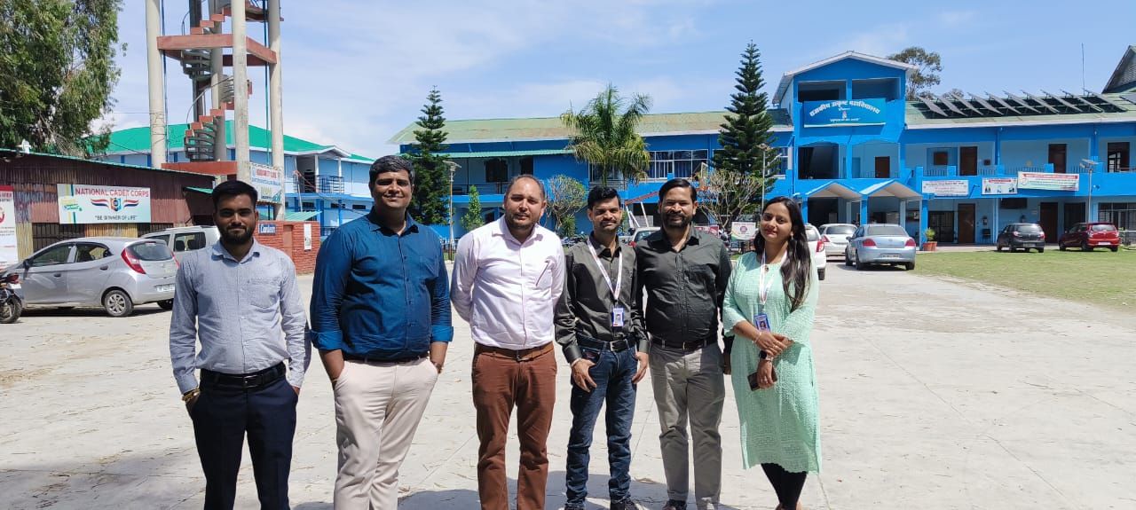 Zestminds team and students during campus visit at Govt College Dhaliara Himachal Pradesh
