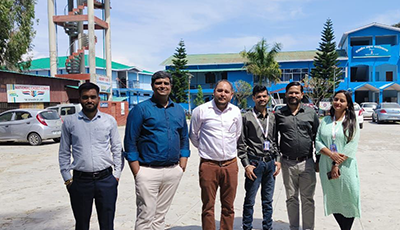 Zestminds team and students during campus visit at Govt College Dhaliara Himachal Pradesh