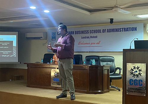 Zestminds Technologies campus placement drive at CGC Landran in April 2024