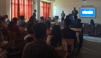 HIET students attending Zestminds seminar on AI Data Science and Machine Learning