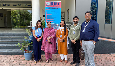 Zestminds team during technology seminar at HIET Group Of Institutions