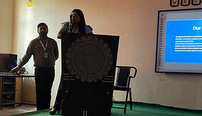 Zestminds team interacting with students at HIET Group Of Institutions