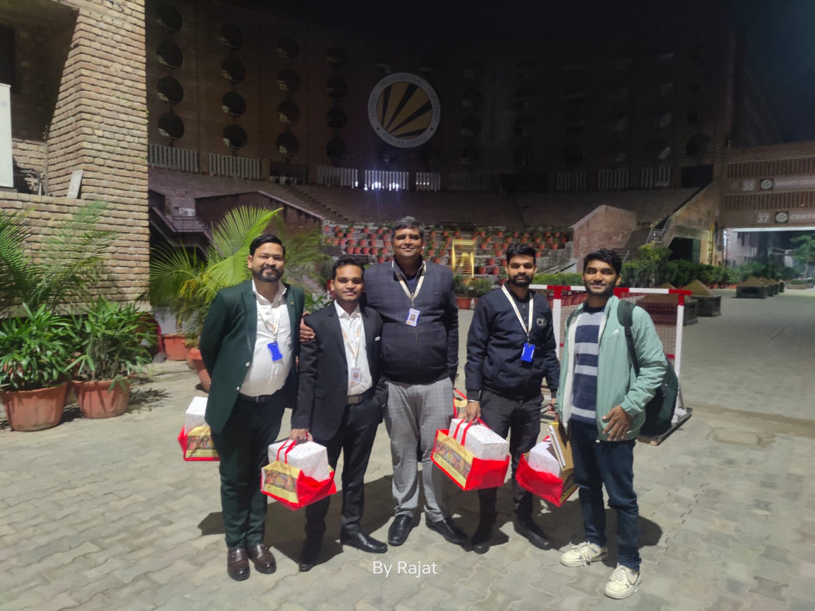 Zestminds team during industrial training interaction at LPU