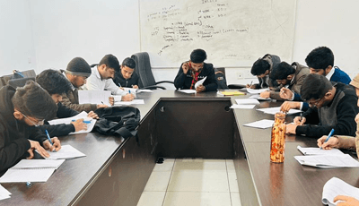 PEC students attending Zestminds campus placement drive