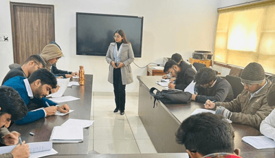 Zestminds hiring interaction at PEC Training and Placement Cell