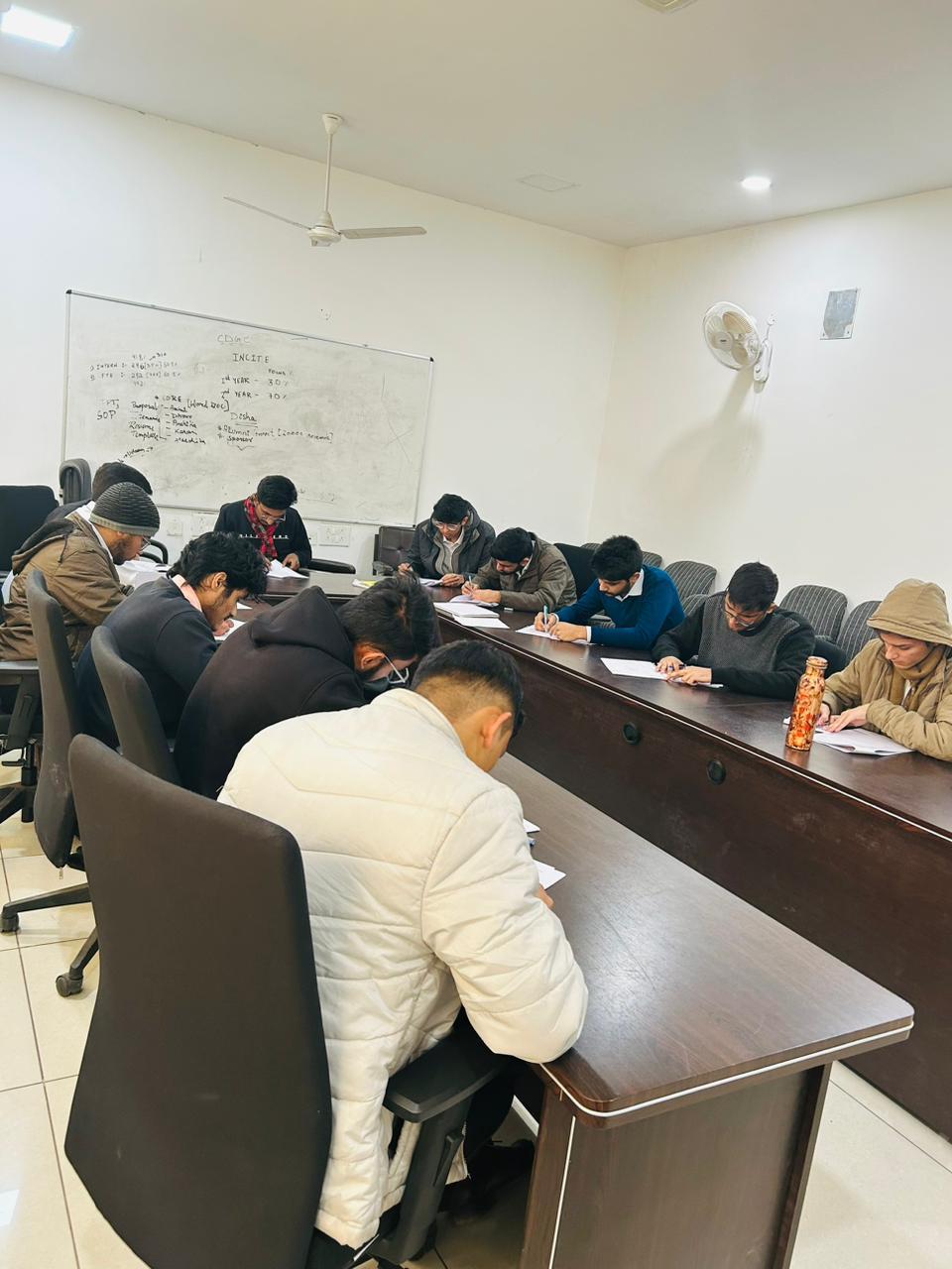 Zestminds team during campus placement drive at PEC Punjab Engineering College