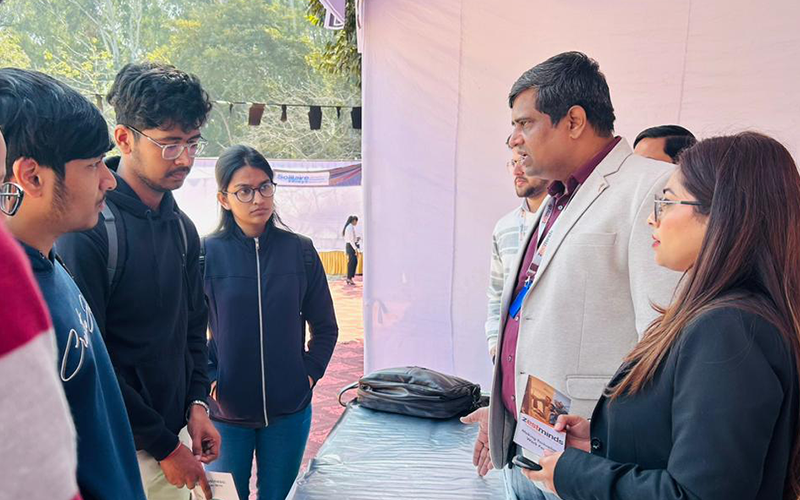 Zestminds Technologies internship fair at Thapar Institute of Engineering and Technology